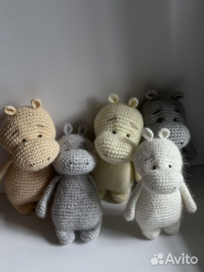 Вязаный бегемот