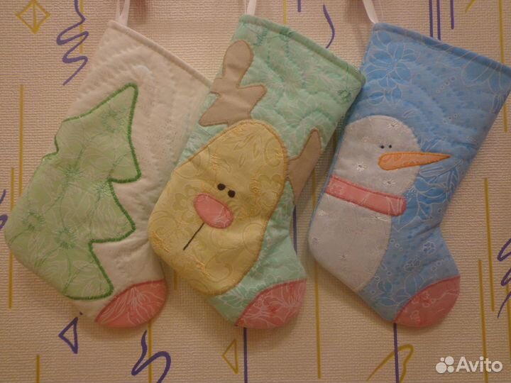 Носочки для новогодних и рождественских подарков