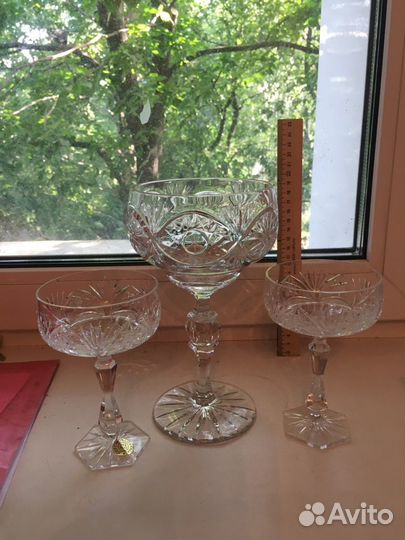 Креманки Хрусталь чехословакия