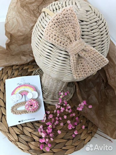 Повязки, заколки, бантики