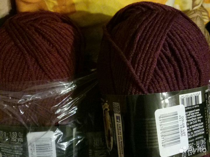 Пряжа для вязания разная