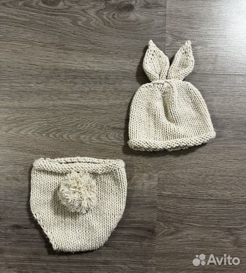 Костюм зайчика для новорожденного