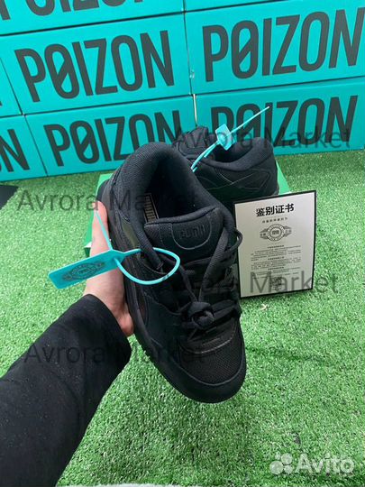 Дутыши Puma 180 tones Черные Оригинал Poizon