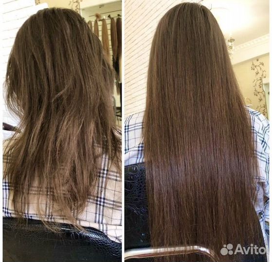 Наращивание волос на дому