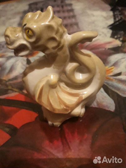 Фарфоровый дракон СССР вербилки