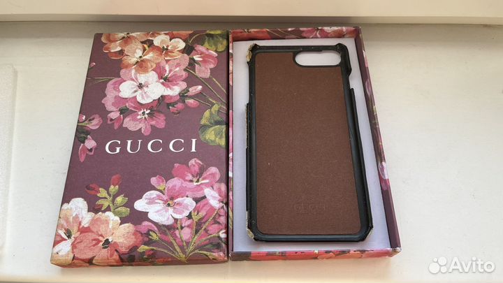 Чехол gucci GG supreme на iPhone 7 8 plus