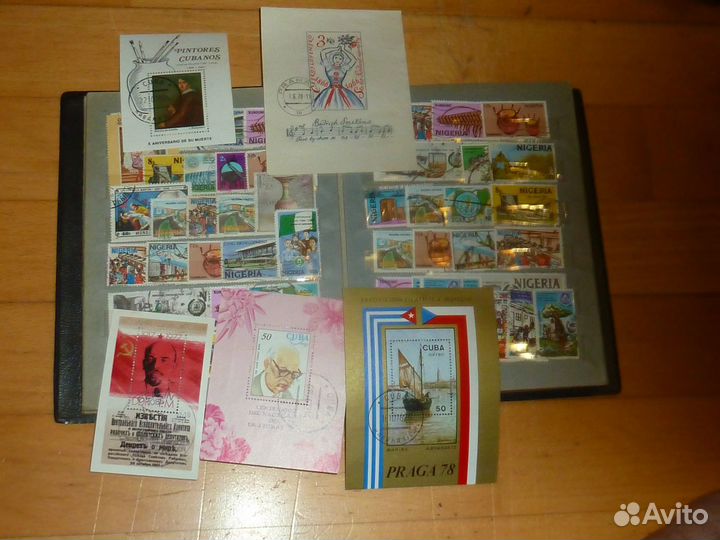 Спорт Живопись Флора 428 марок гашеные в альбоме