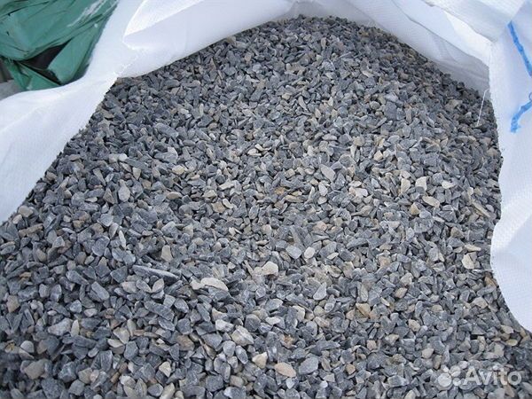Гранитная крошка в мешках