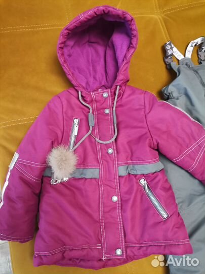 Зимний костюм на девочку 92 98