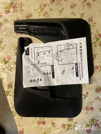 Передние брызговики chevrolet cruze