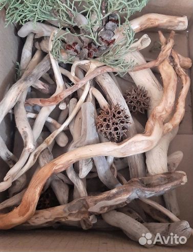 Дрифтвуд морские деревяшки Изогнутые палочки