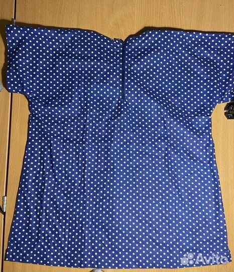 Рубашка с декоративным воротником