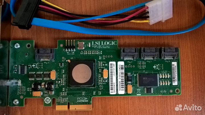 Контроллер 4 дисков SAS для сервера