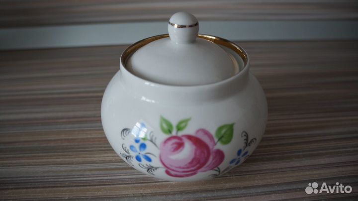 Чайный сервиз СССР (Дулево) с клеймами