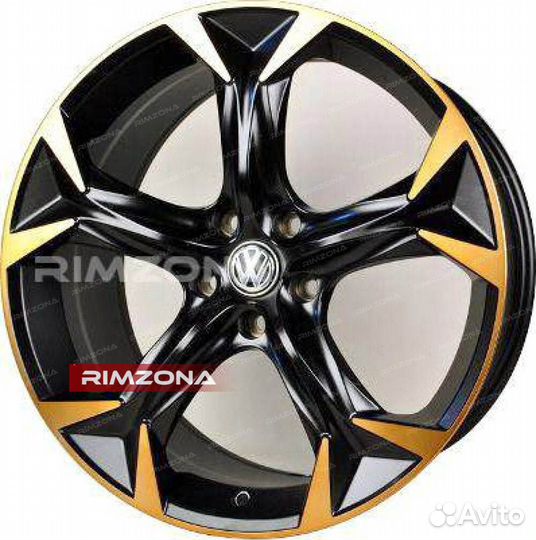 Литые диски R19 на Volkswagen Golf. Эфф1