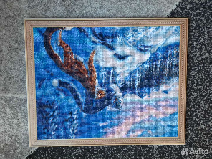 Картина стразами (алмазная мозаика)