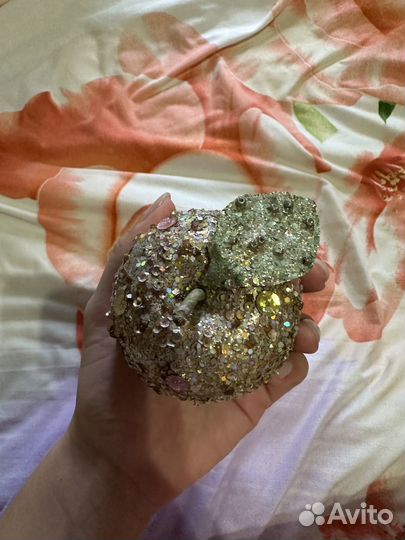 Яблоко декоративное блестящее ручной работы