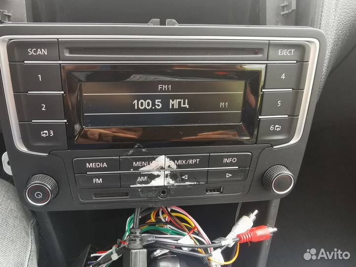 Магнитола на volkswagen polo седан