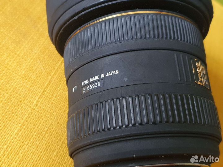 Широкоугольный объектив Sigma 10-20mm f/4-5.6