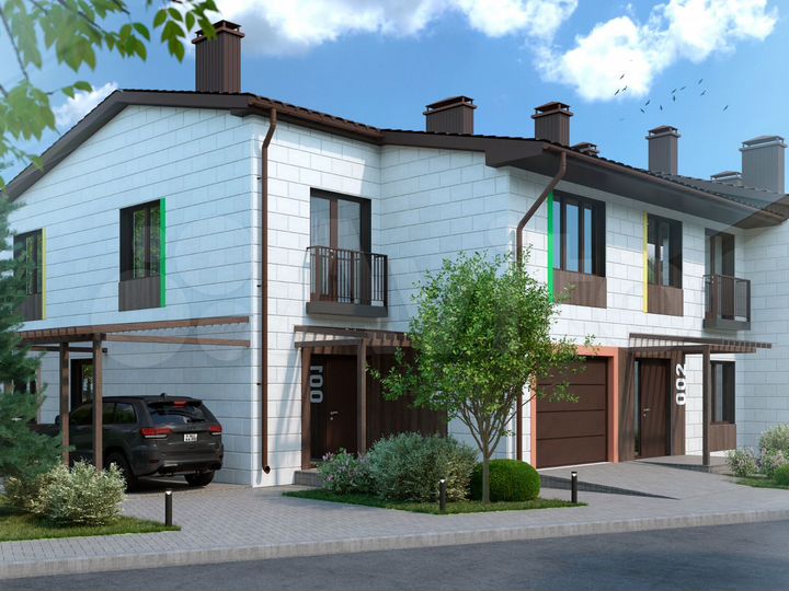 Дом 122,1 м² на участке 1,5 сот.