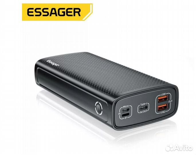 Внешний аккумулятор / powerbank essager 30000 Mah