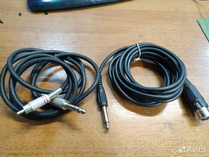 Кабель Jack 6,3 мм - XLR 3 метра