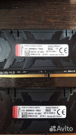 Оперативная память ddr4 HyperX Predator 32 гб