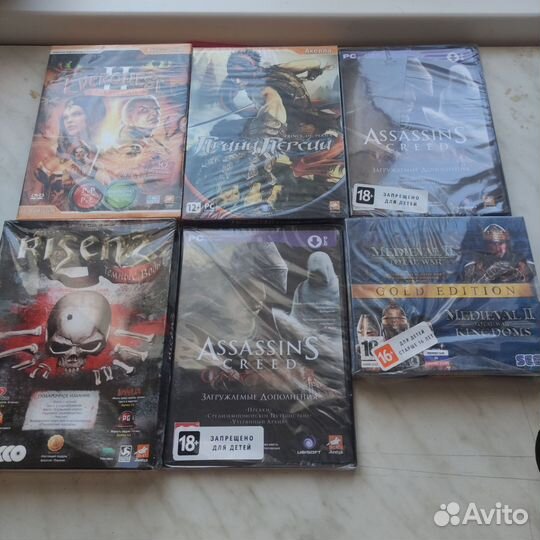 Игры на пк в двд боксах запечатанные