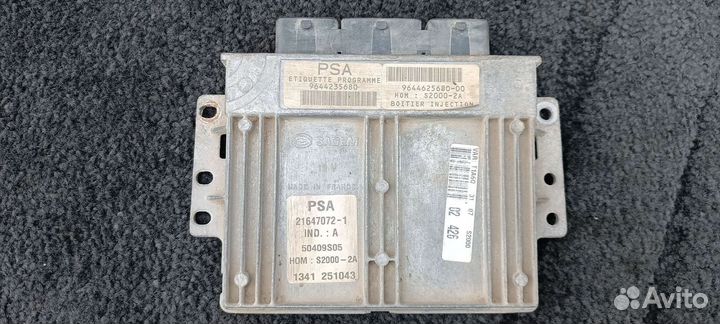 Эбу, мозги Пежо 206 1.4 МКПП дорест