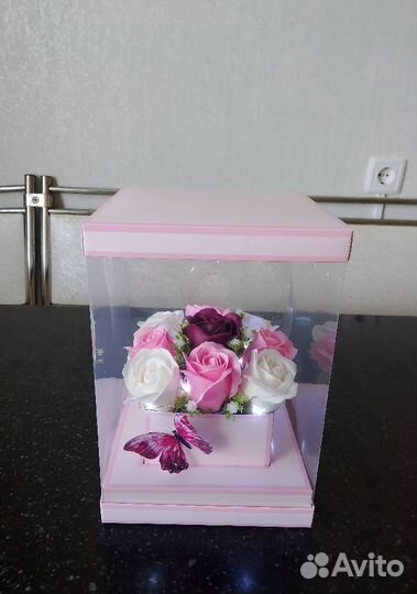 Букет цветов с подсветкой (бесплатная доставка)