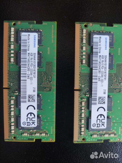 Оперативная память 8GB Samsung новая
