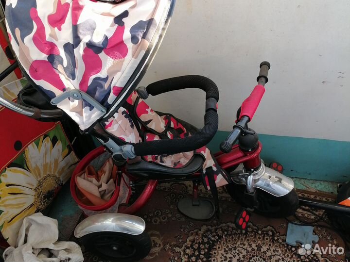 Коляска велосипед