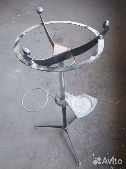 Аквариум круглый на 20 литров с подставкой