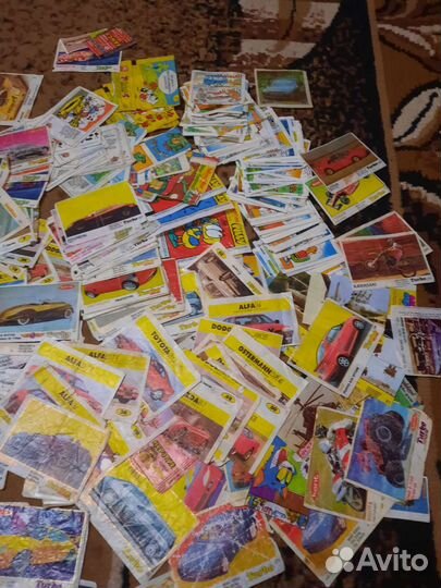 Вкладыши от жвачек 90 х