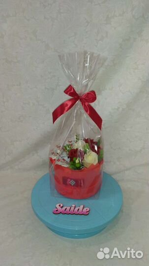 Букеты из мыльных роз