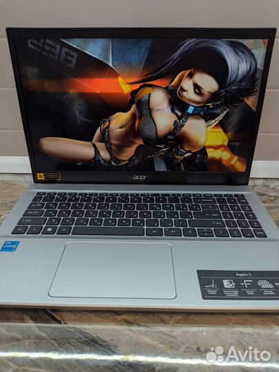Игровой Новый Acer core i3-1215U-8 ядер/SSD256/IPS