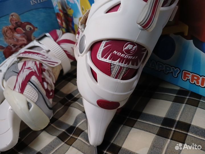 Коньки Nordway Вишня с зубцом 29-33