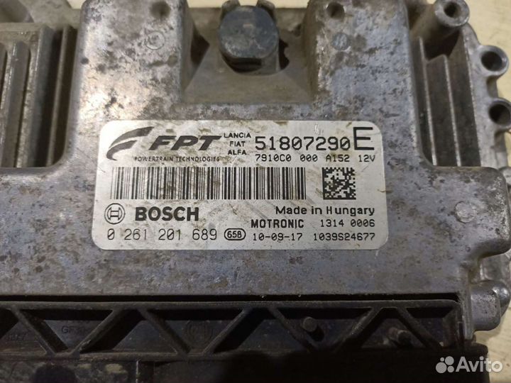 Блок управления двигателем Fiat Linea 1.4