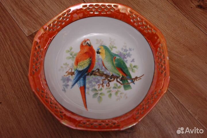 Декоративная тарелка (фарфор, Bavaria). Винтаж