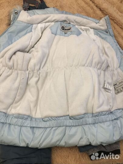 Зимний костюм для девочки размер 110