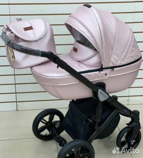 Коляска 3 в 1 Verdi Mocca розовая. Новая в упаковк