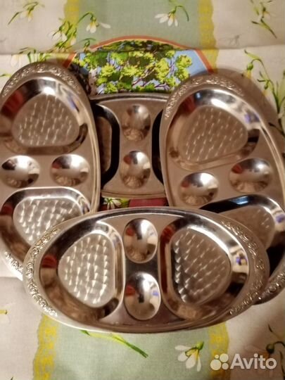 Посуда СССР.Нержавейка и мельхиор