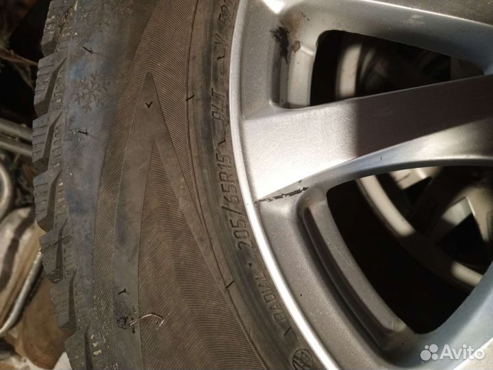 Колеса в сборе r15 зимние 5/114.3