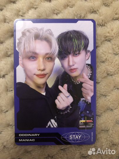 Stray kids чанбин и феликс карточка oddinary