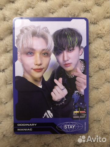 Stray kids чанбин и феликс карточка oddinary