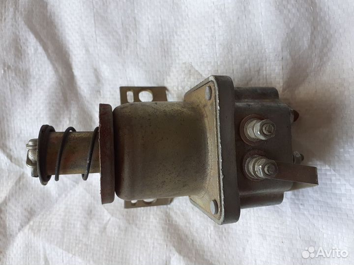 Втягивающее стартера на москвич