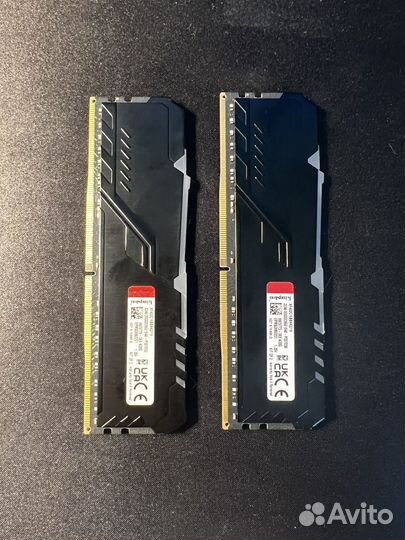 Оперативная память ddr4 Kingston fury RGB 2/8gb