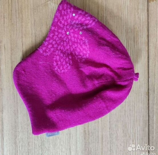 Шапка для девочки зимняя reima