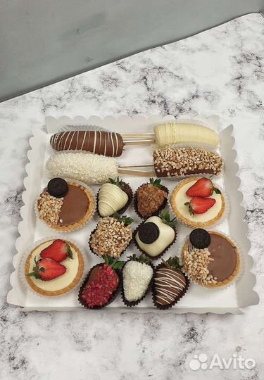 Клубника в шоколаде, клубничный букет