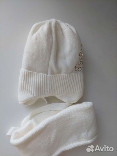 Комплект шапка и снуд р.44-46